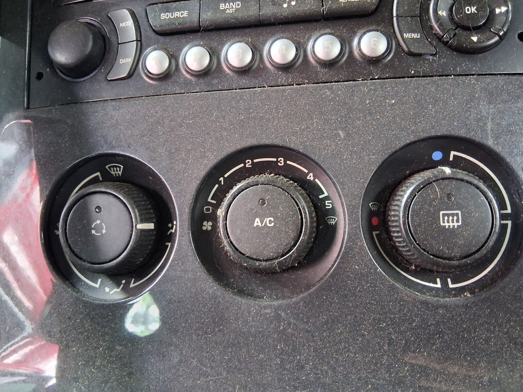 2012 PEUGEOT 3008 MK1 AC HEATER CLIMATE CONTROL SWITCH PANEL