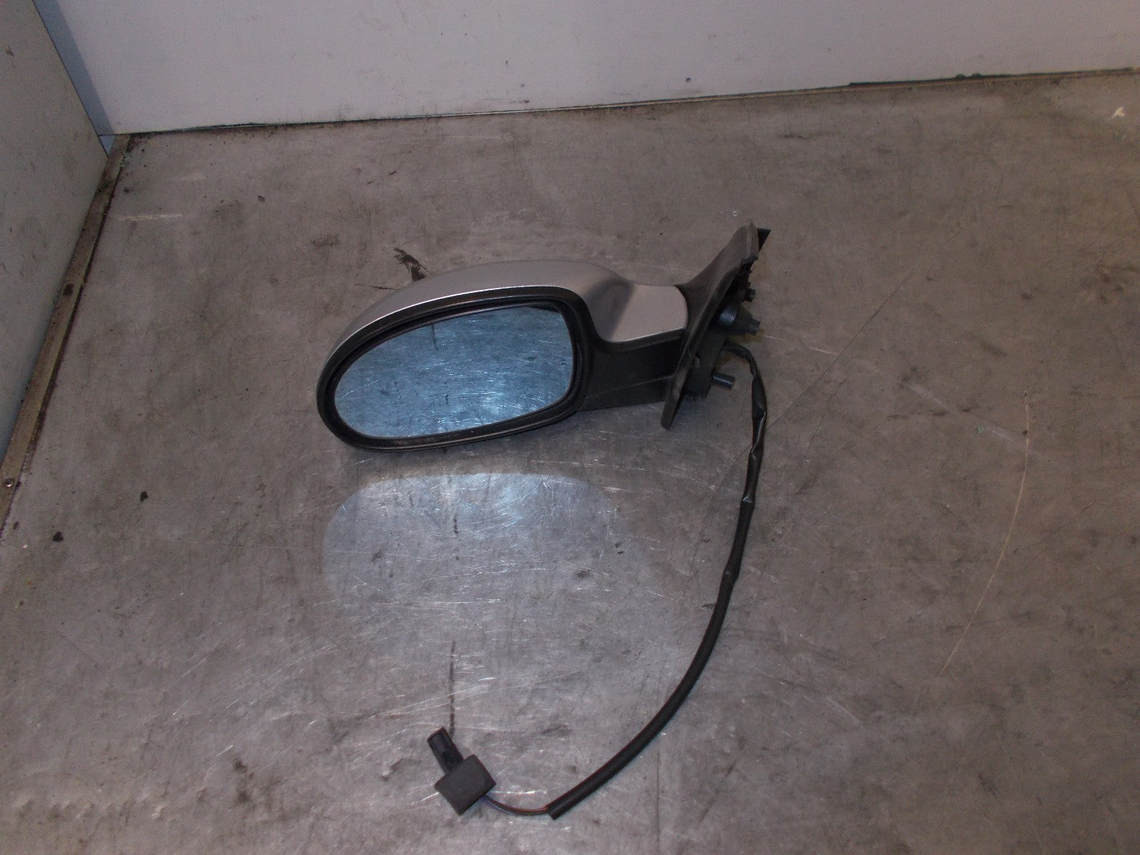 CITROEN C5 2004 OS DRIVER SIDE ELECTRIC DOOR WING MIRROR SILVER