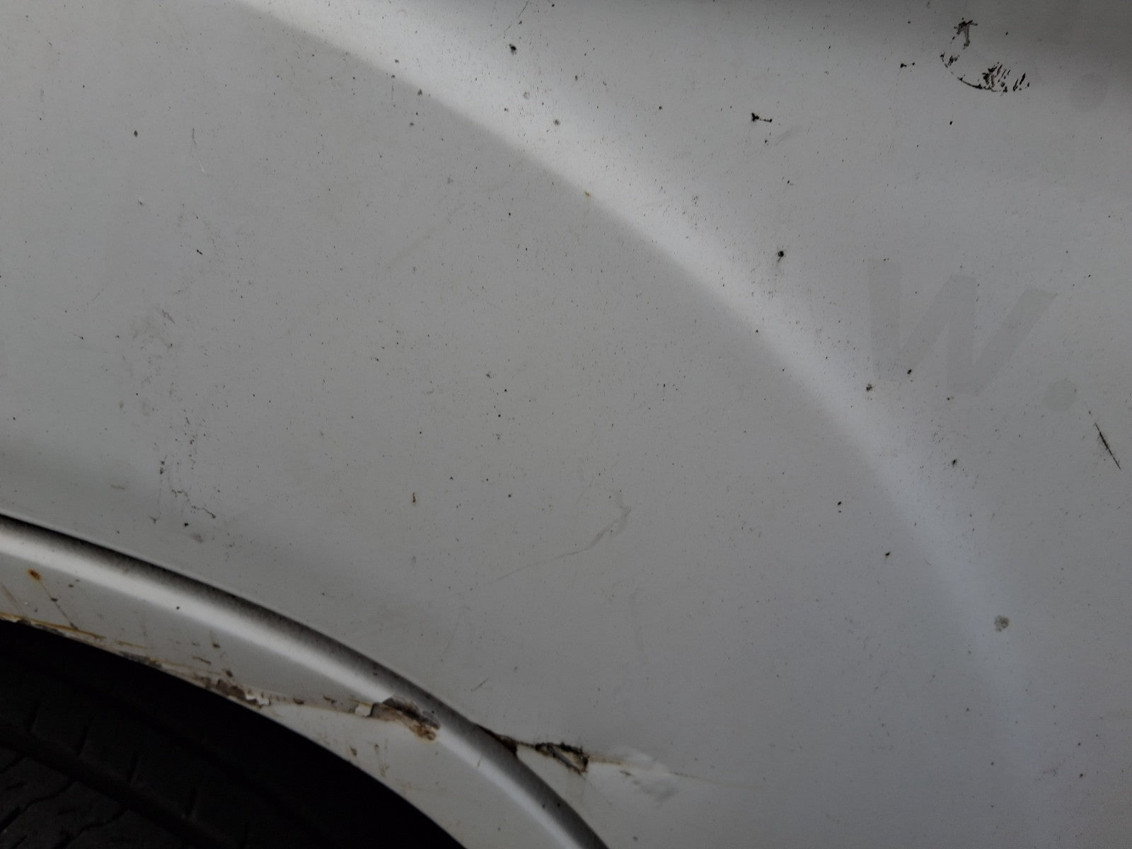 2014 CITROEN RELAY MK3 NSF PASSENGER SIDE FRONT BARE DOOR WHITE DENTS