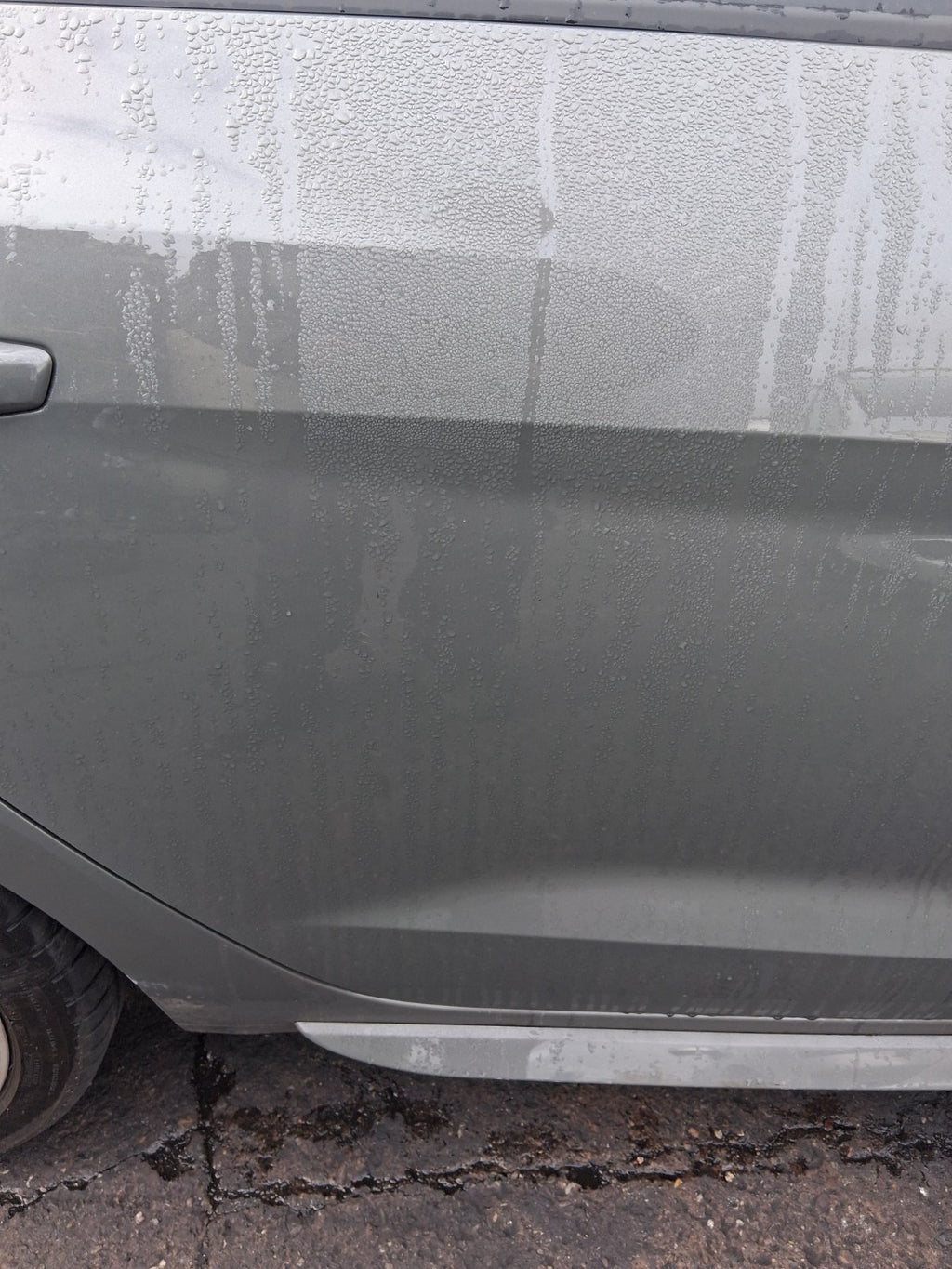2024 AUDI A1 S LINE MK2 GB OSR DRIVER SIDE REAR BARE DOOR CHRONOS GREY LX7G