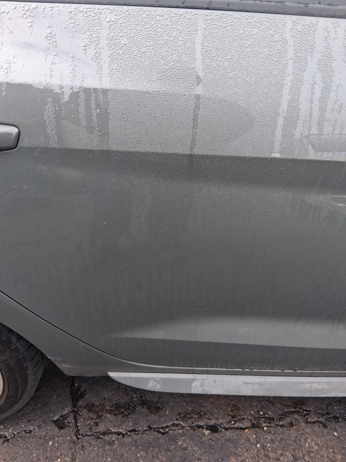 2024 AUDI A1 S LINE MK2 GB OSR DRIVER SIDE REAR BARE DOOR CHRONOS GREY LX7G