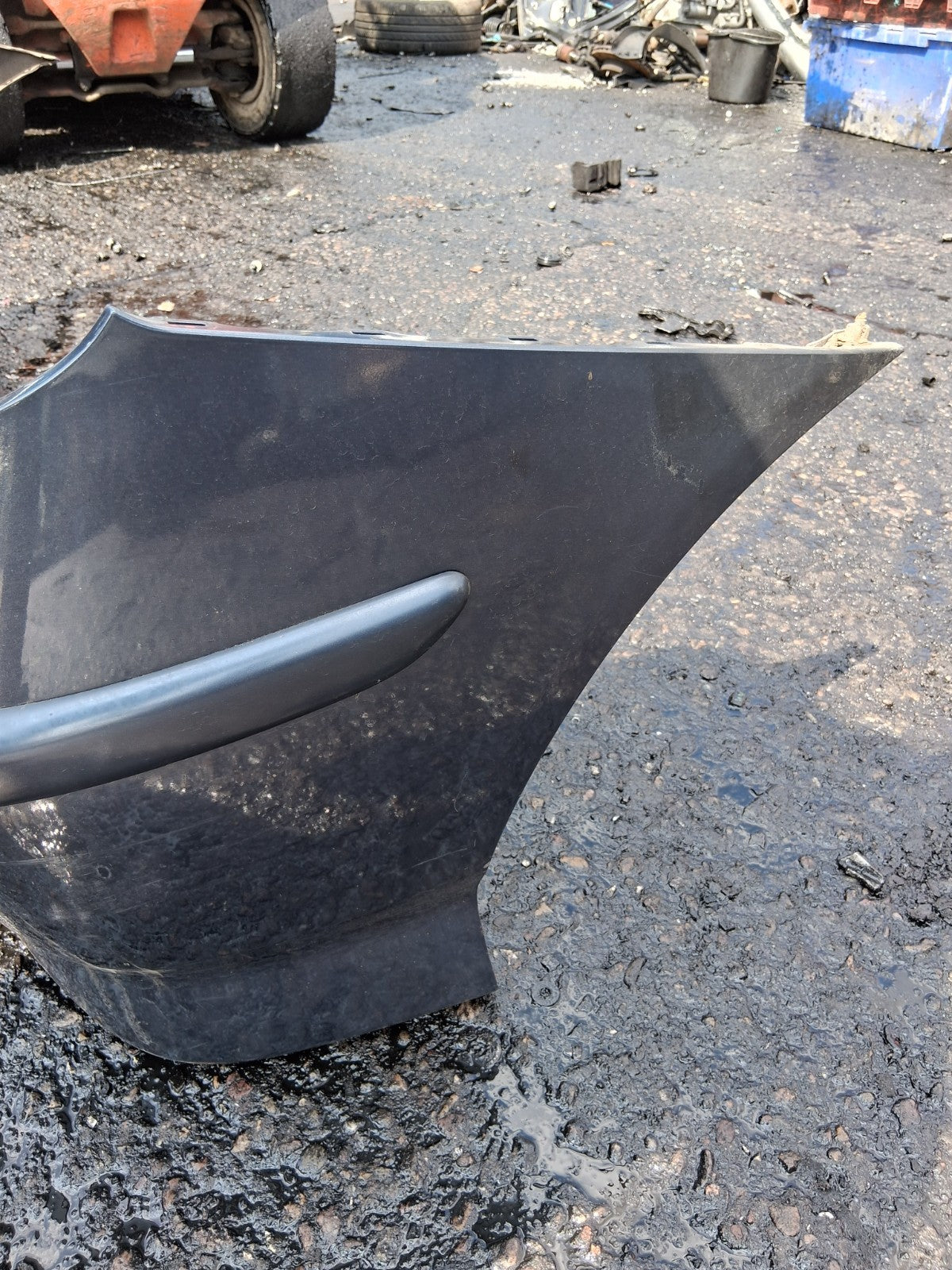 2007 HONDA JAZZ MK2 REAR COMPLETE BUMPER WITH PDC SENSORS BLUE