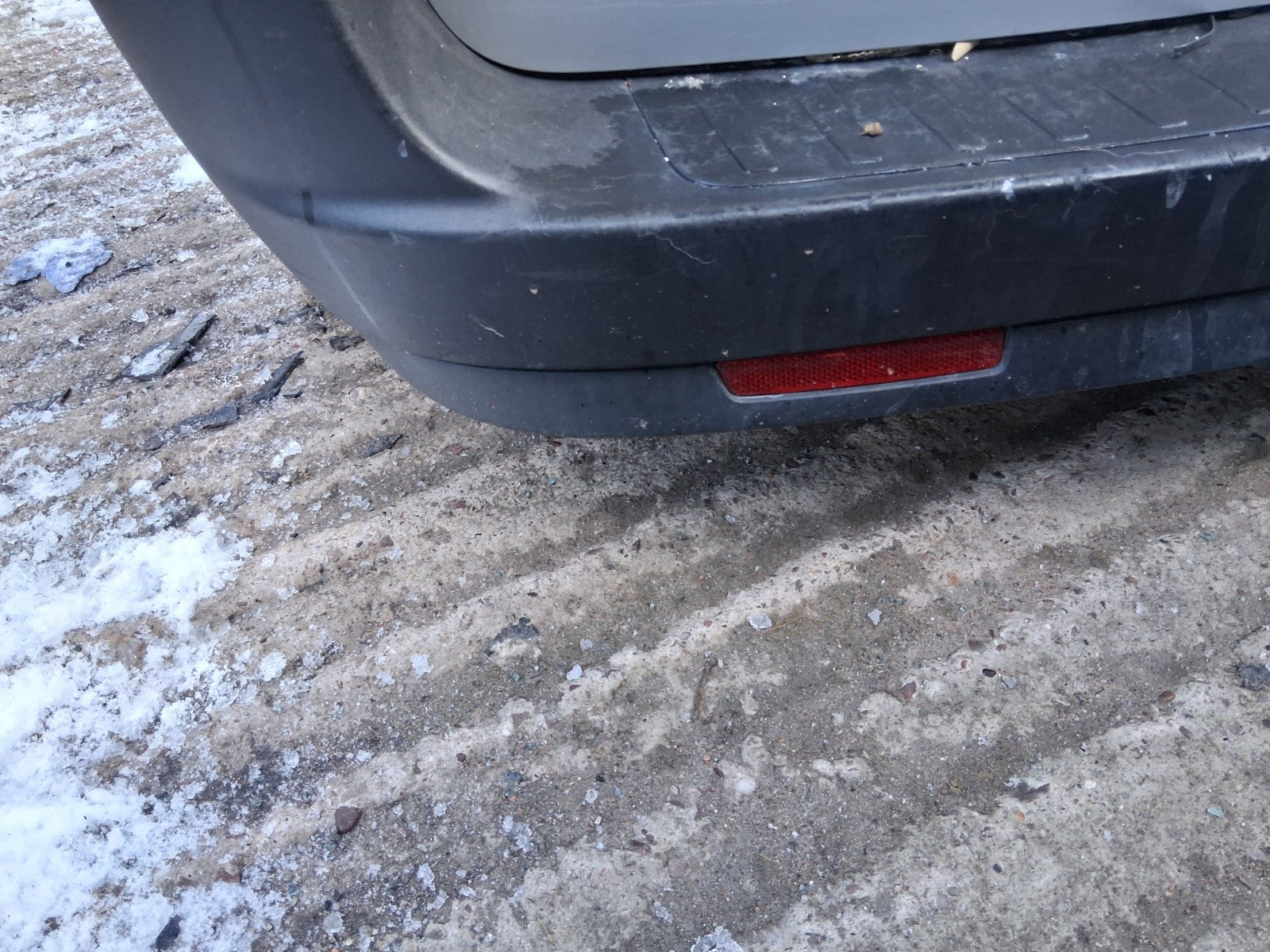 2015 VAUXHALL COMBO D COMPLETE REAR BUMPER BLACK
