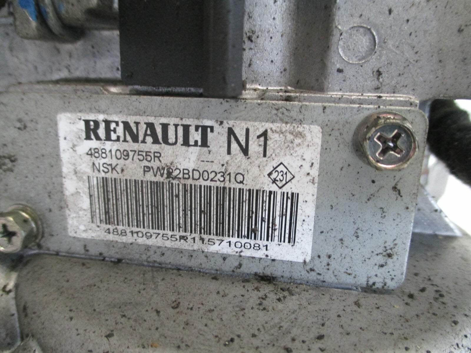RENAULT SCENIC 2015 MK3 ELECTRIC STEERING COLUMN 488109755R