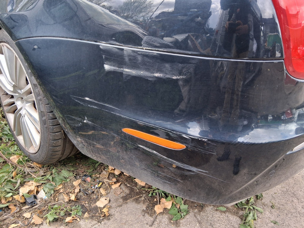 2012 JAGUAR XJ X351 COMPLETE REAR BUMPER WITH SENSORS MIDNIGHT BLACK MET PEF