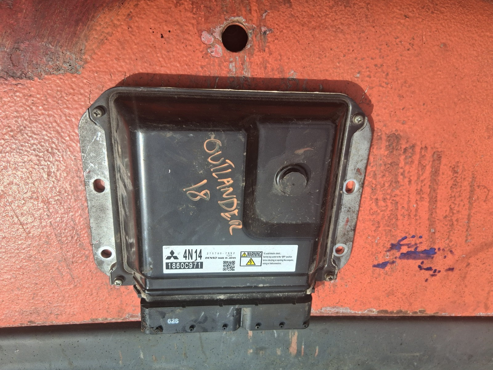 2018 MITSUBISHI OUTLANDER MK3 2.3 DIESEL ECU ENGINE CONTROL MODULE UNIT 1860C971