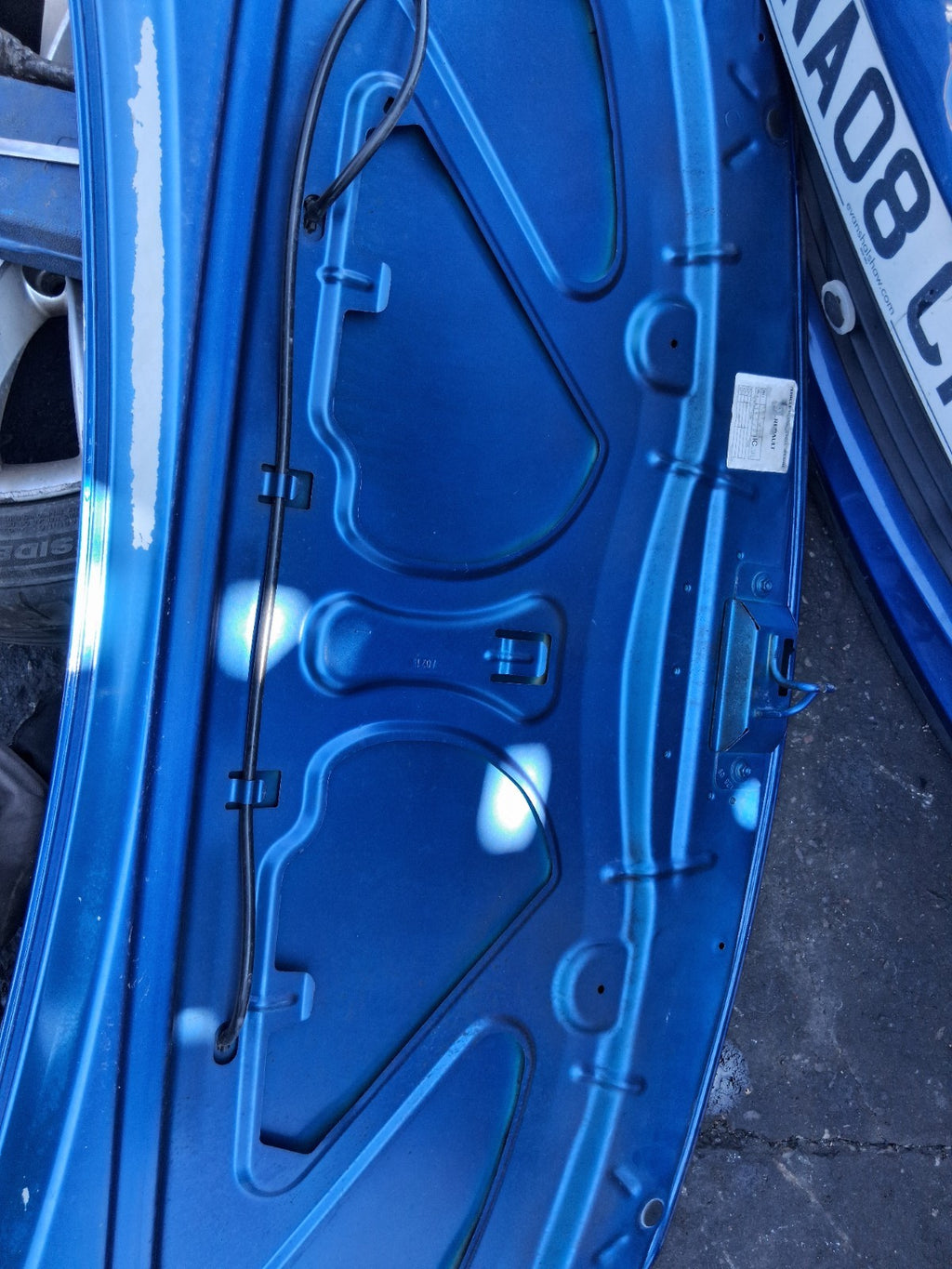 2008 RENAULT CLIO MK3 FRONT BONNET HOOD PANEL BLUE