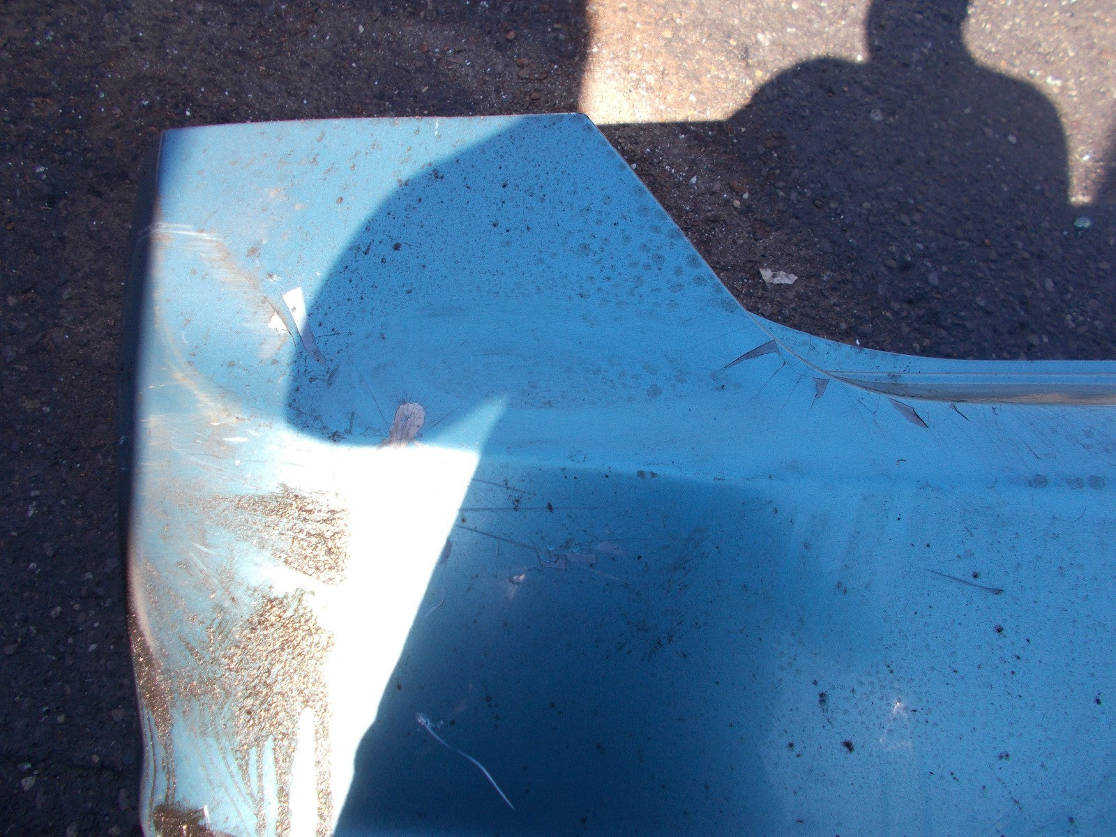 FORD FOCUS CC REAR BUMPER WITH PARKING SENSORS COMPLETE BLUE