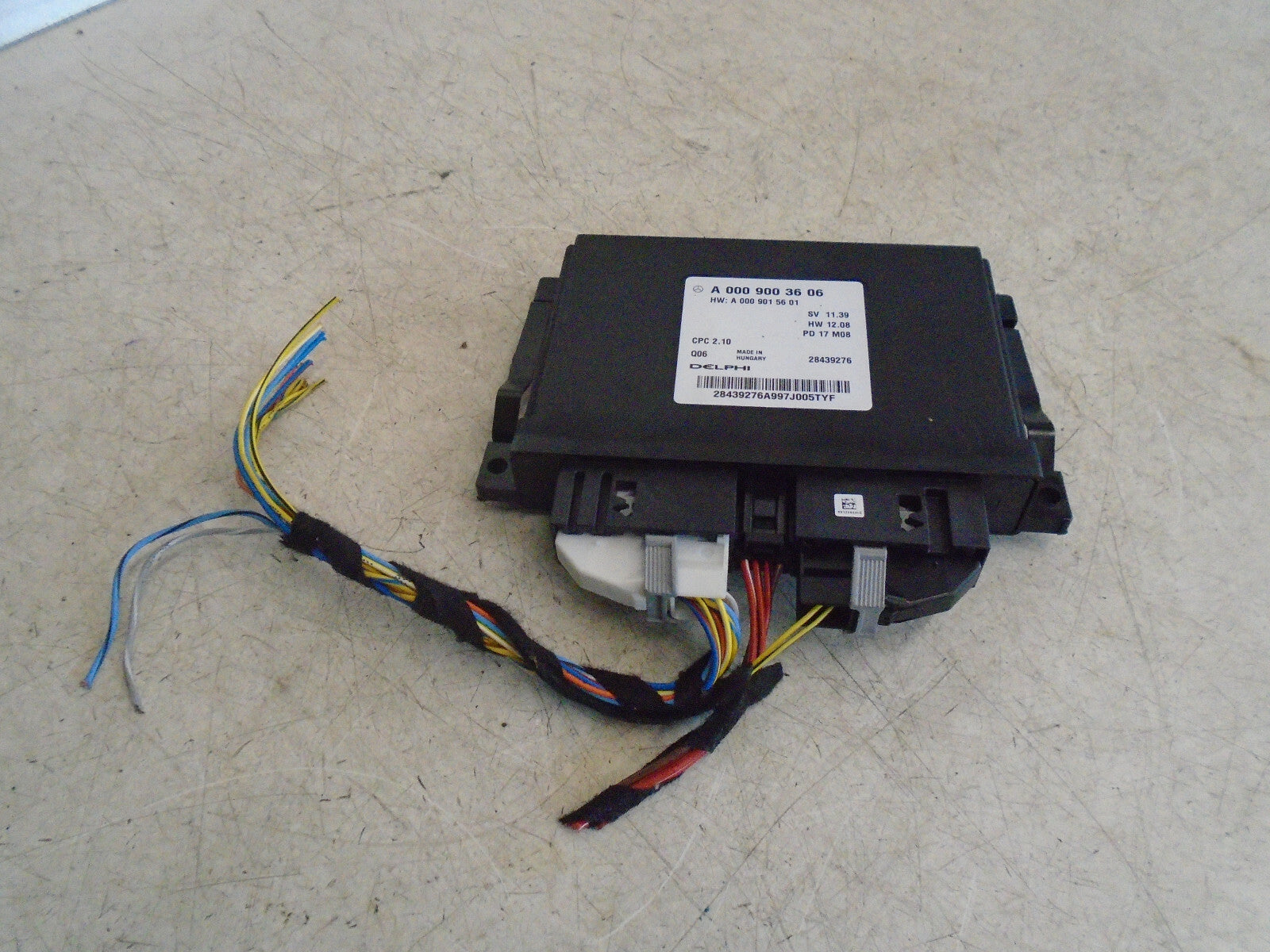 MERCEDES BENZ A CLASS W176 2017 PDC PARKING CONTROL MODULE ECU A0009003606