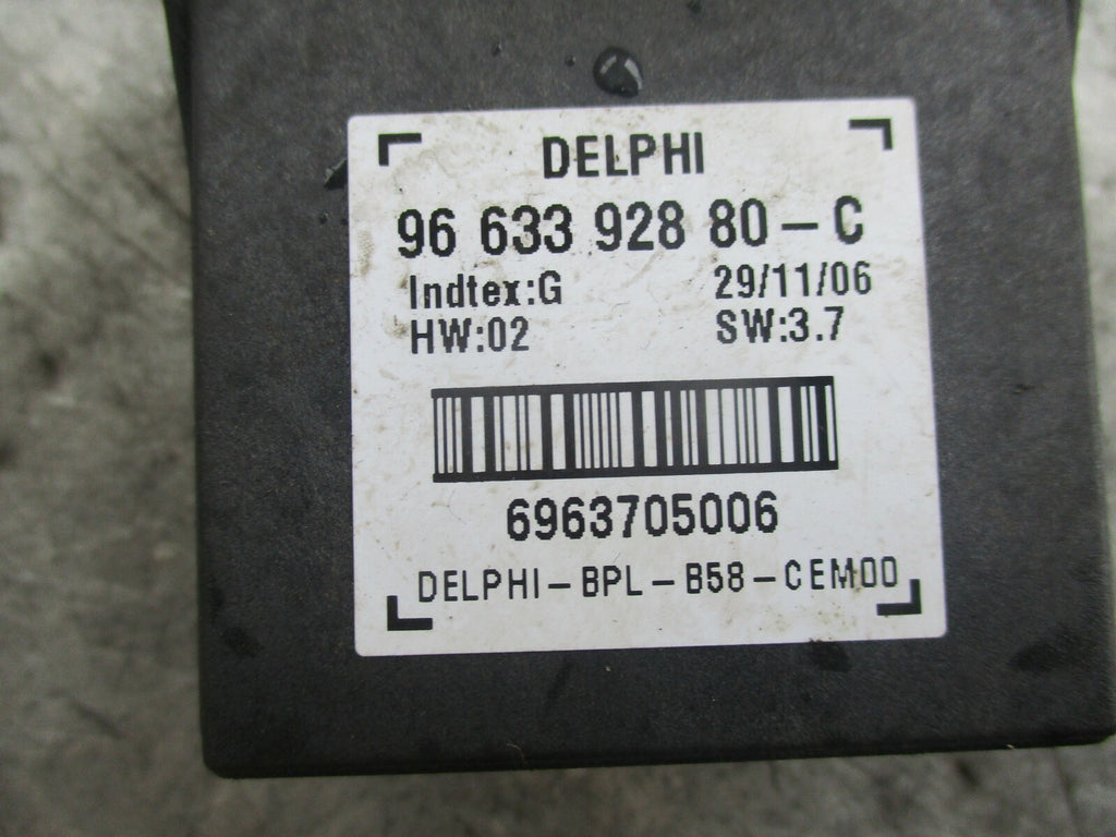 CITROEN C4 GRAND PICASSO 2008 RELAY MODULE 9663392880C