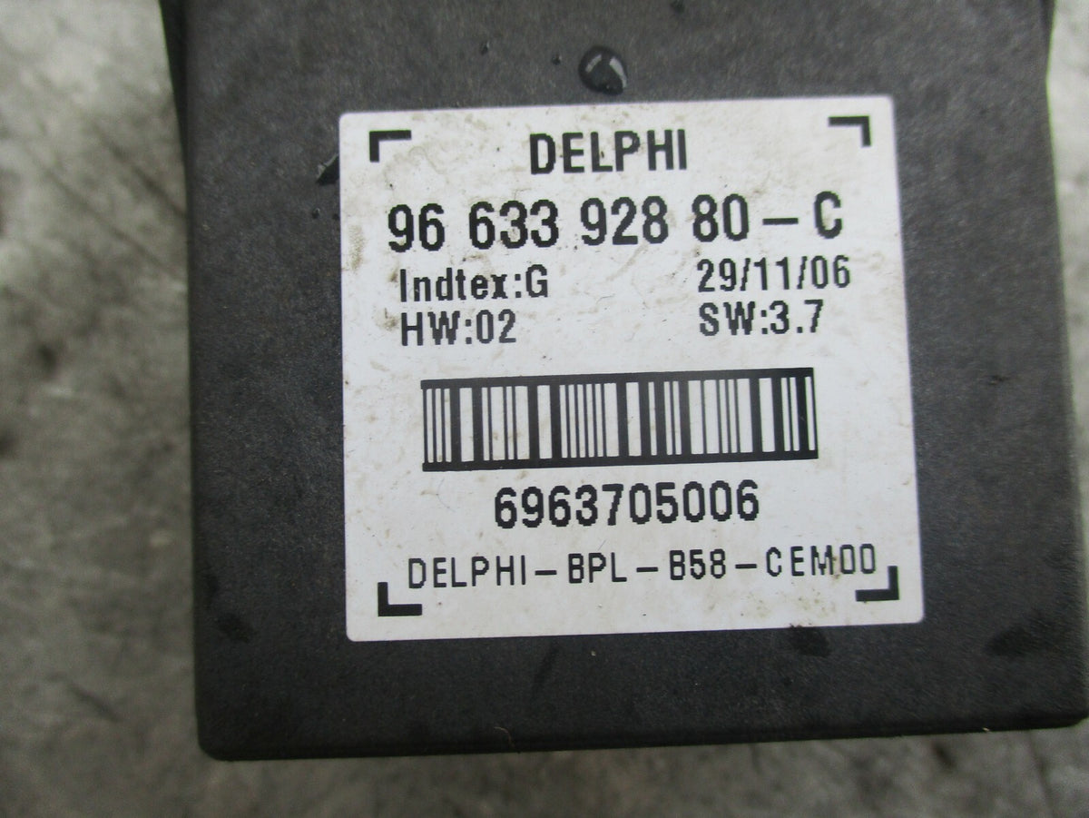 CITROEN C4 GRAND PICASSO 2008 RELAY MODULE 9663392880C