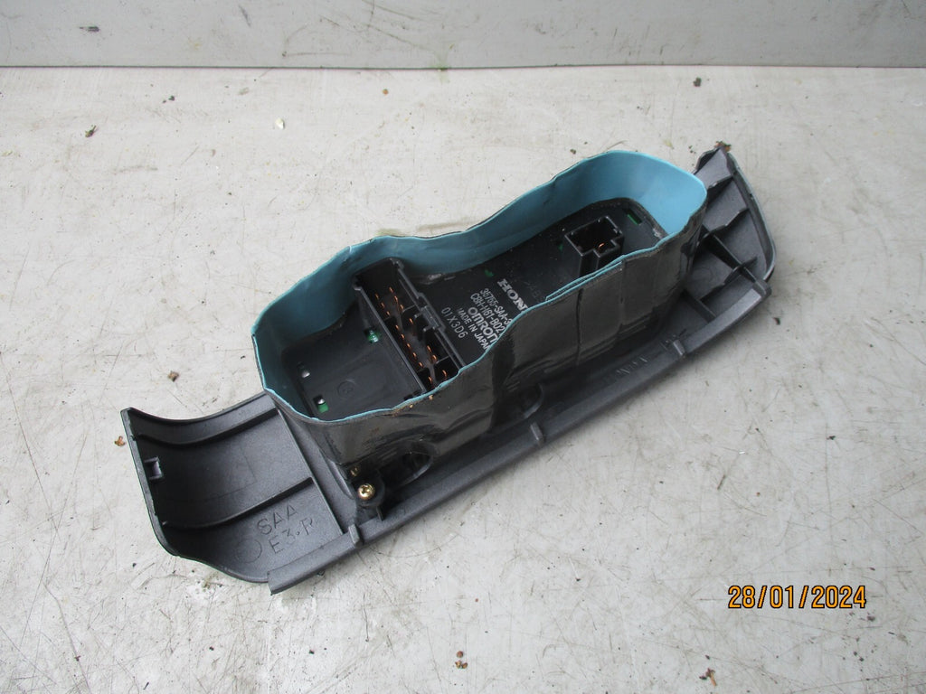 HONDA JAZZ MK1 2003 OSF DRIVER SIDE FRONT WINDOW SWITCH 35755SAA306M1