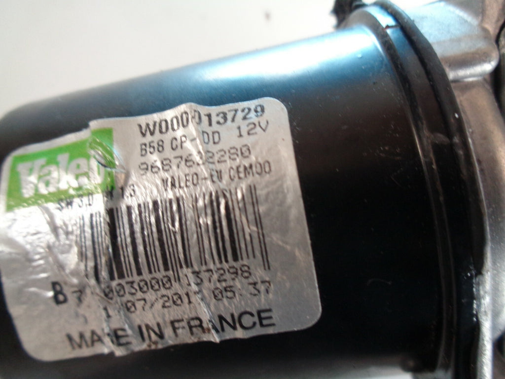CITROEN C4 GRAND PICASSO 2014 FRONT LEFT WIPER MOTOR 9687622280