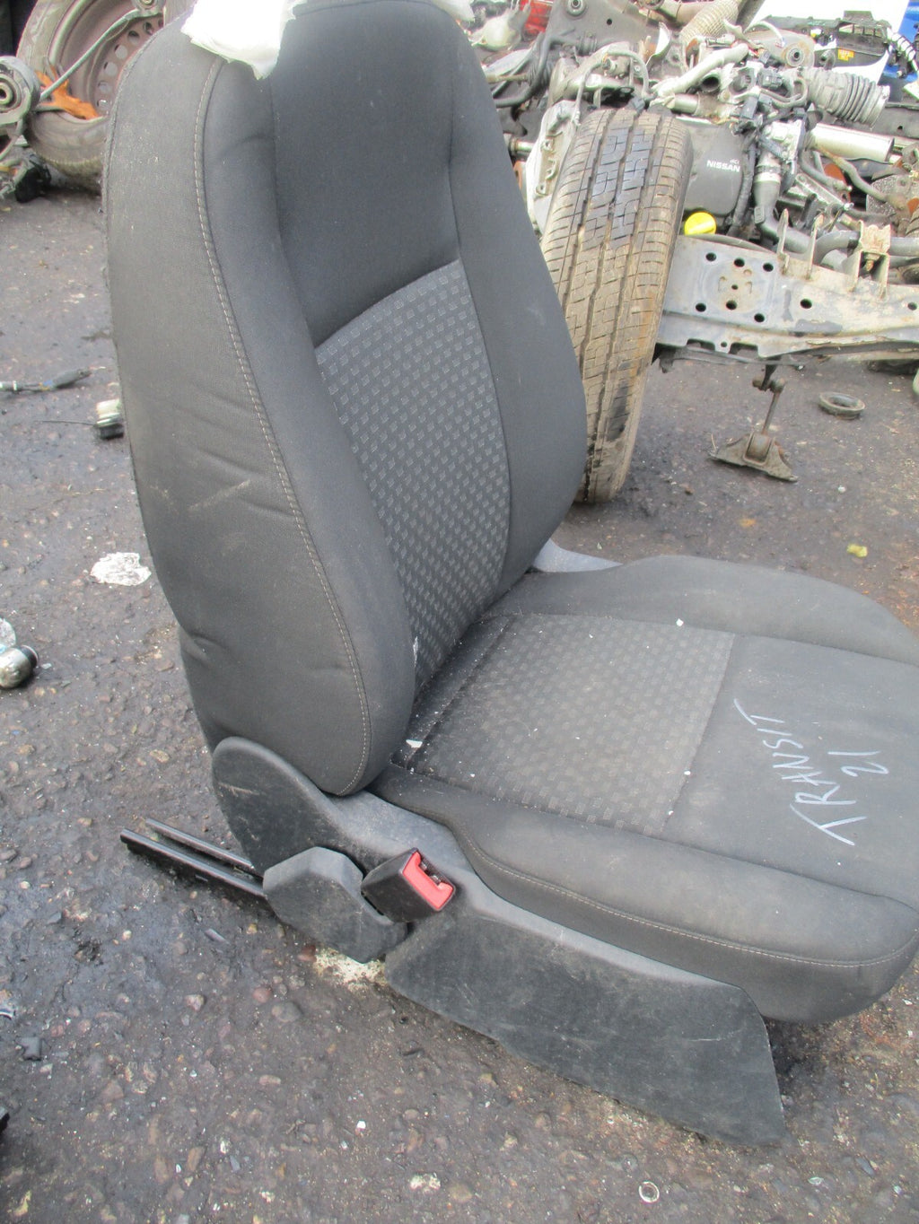 FORD TRANSIT 350 MK8 2021 NSF PASSENGER SIDE FRONT SINGLE SEAT FABRIC
