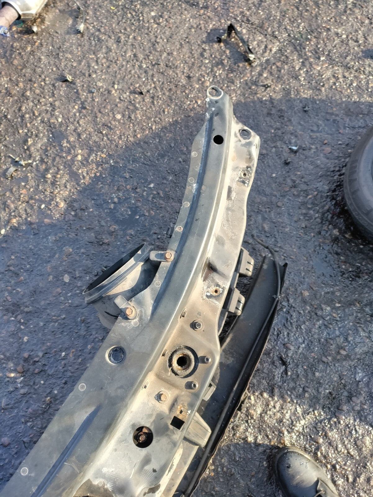 2003 RANGE ROVER L322 VOGUE FRONT SLAM PANEL & CRASH BAR