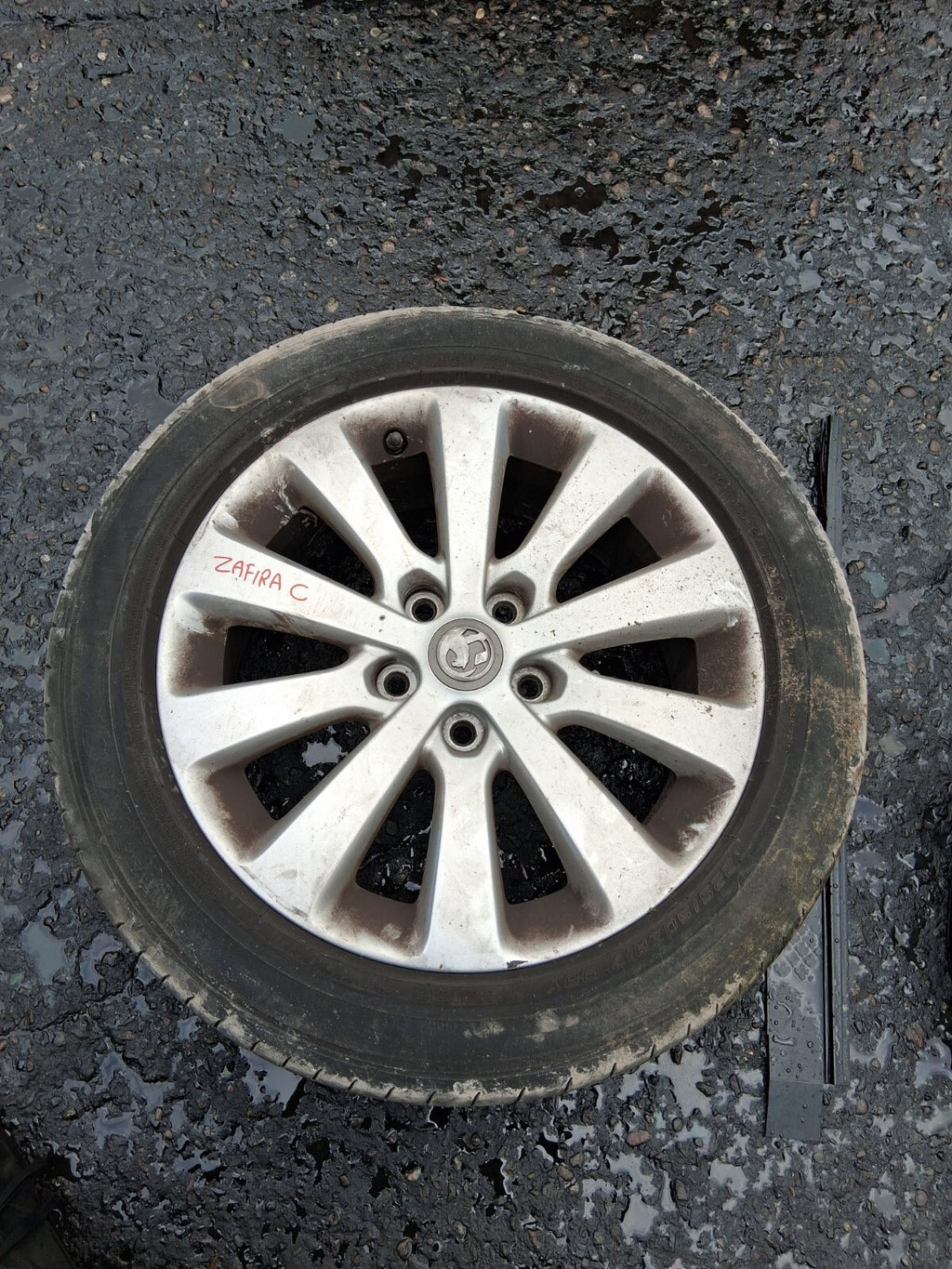 VAUXHALL ZAFIRA C MK3 2017 17 INCH ALLOY WHEEL WITH TYRE 225/50R17