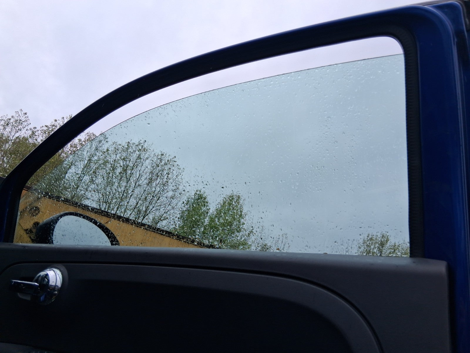 2010 FIAT 500 LOUNGE MK1 OS DRIVER SIDE RIGHT WINDOW GLASS