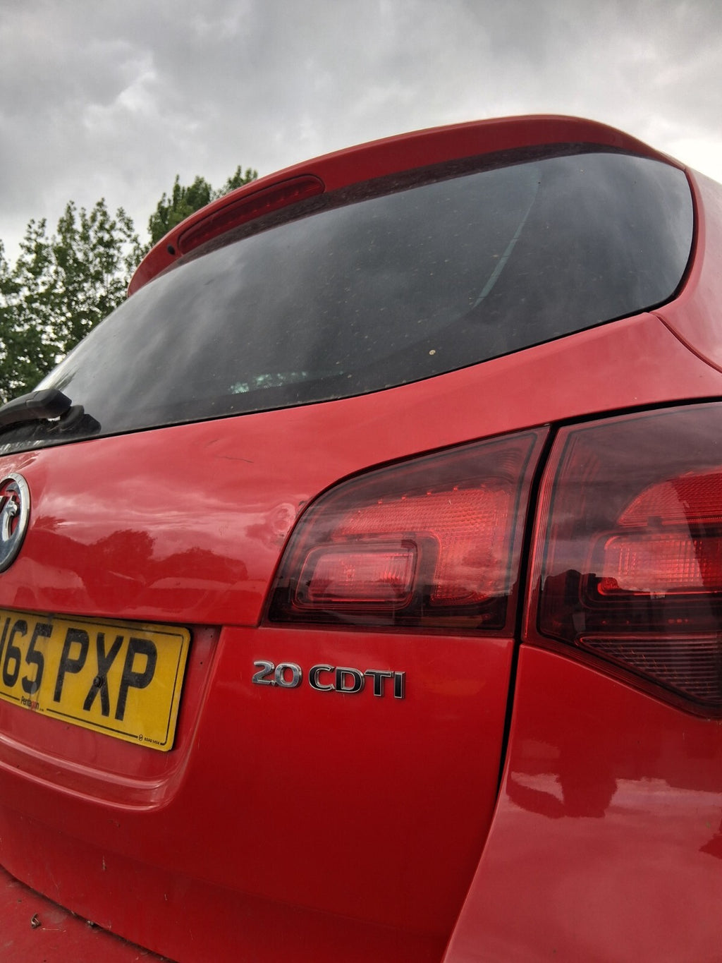 2015 VAUXHALL ASTRA J MK6 ESTATE OSR DRIVER SIDE REAR INNER REAR LIGHT LAMP