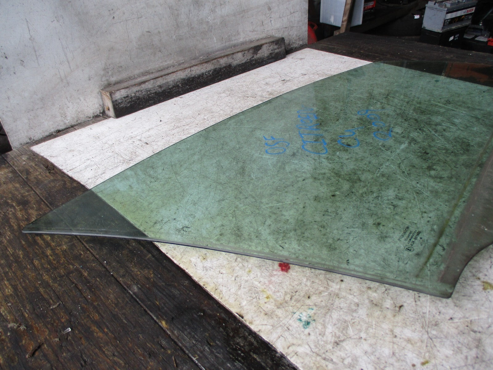 CITROEN C4 MK1 2009 5 DOOR NSF PASSENGER SIDE FRONT DOOR WINDOW GLASS