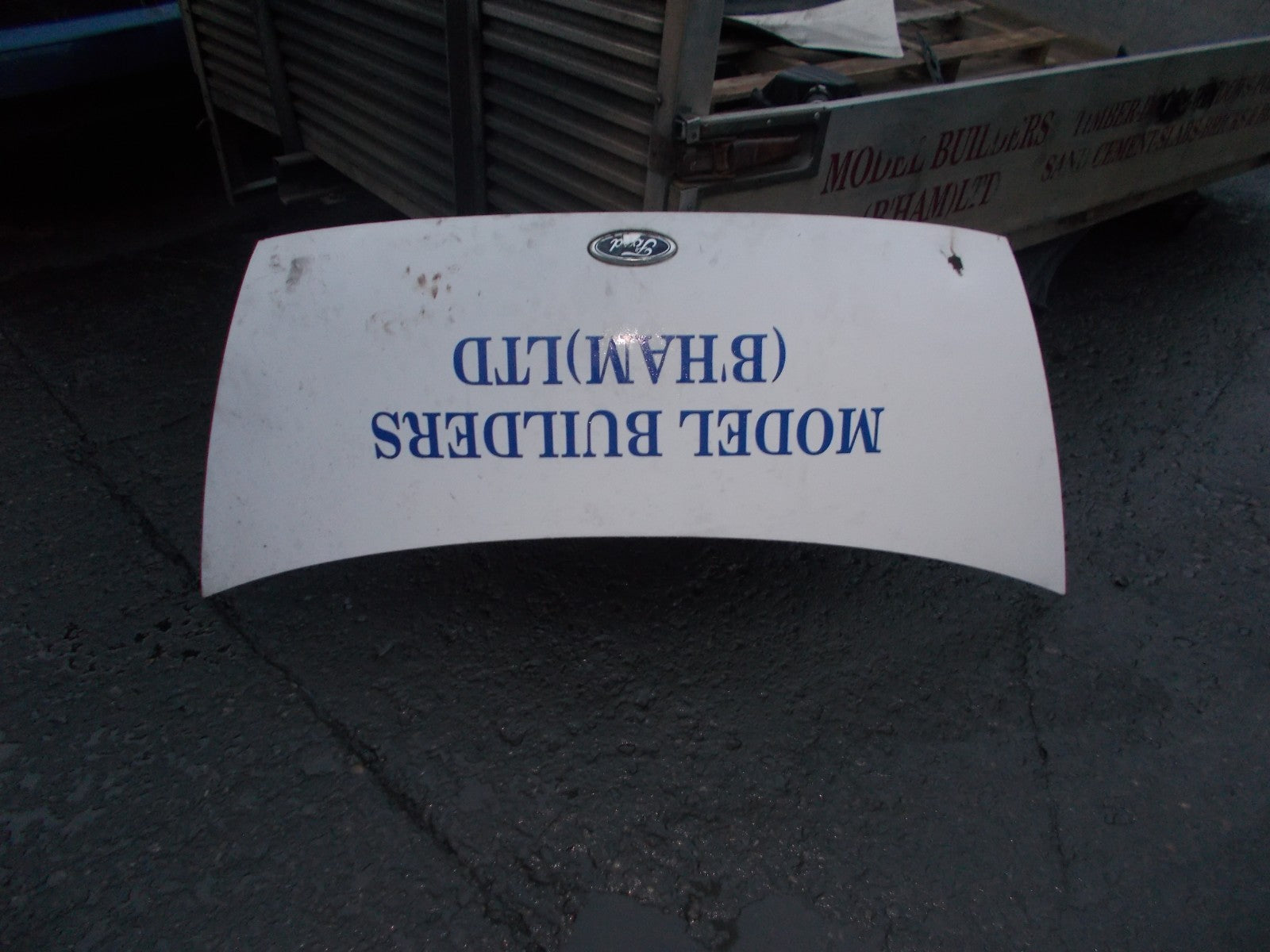 FORD TRANSIT 2000-2006 ENGINE BAY BONNET PANEL WHITE