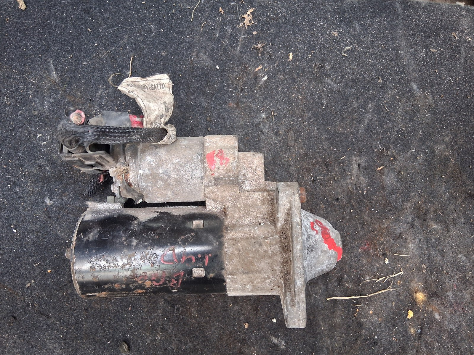 FIAT BRAVO 2009 1.9 DIESEL STARTER MOTOR 787218A152