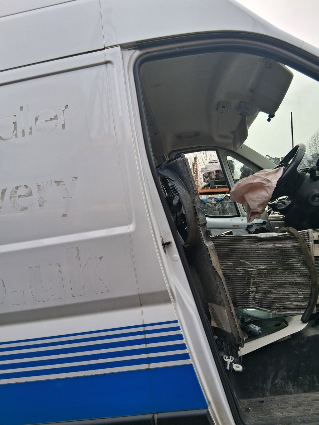 2023 FIAT DUCATO MK3 OSF DRIVER SIDE FRONT RIGHT QUARTER PANEL