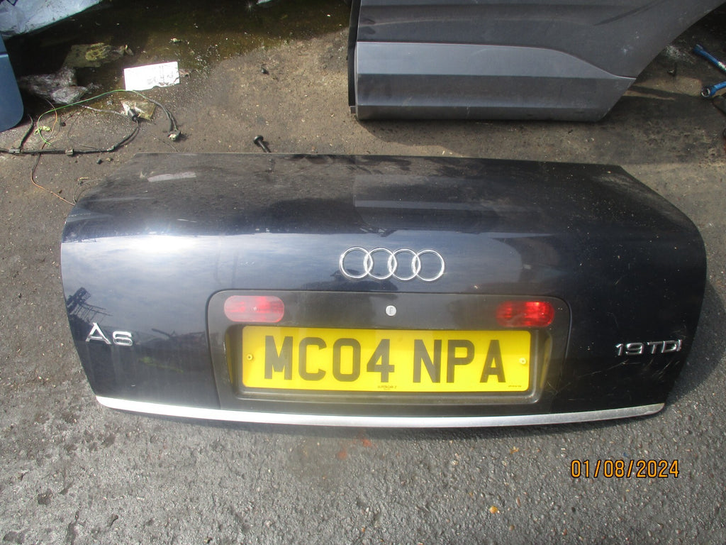 2004 AUDI A6 C5 SALOON REAR COMPLETE TAILGATE BOOTLID BLUE