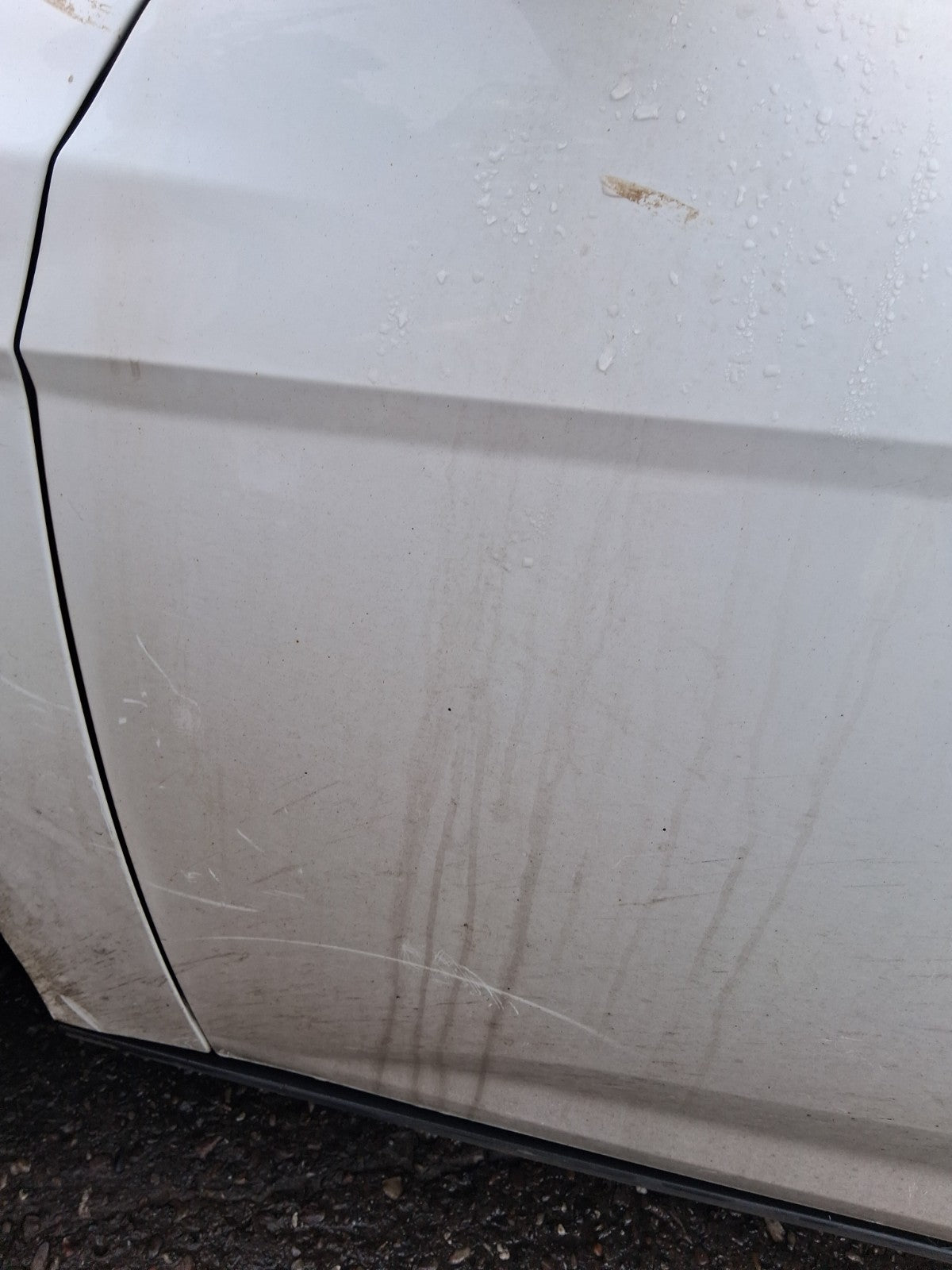 2013 FORD FOCUS MK3 HATCHBACK NSF PASSENGER SIDE FRONT LEFT BARE DOOR WHITE Z2