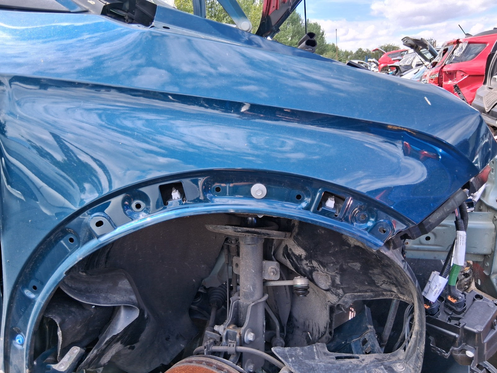 2023 PEUGEOT 5008 MK2 OSF DRIVER SIDE FRONT RIGHT WING PANEL CELEBS BLUE ESY