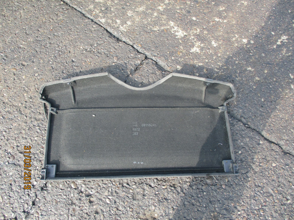 VAUXHALL CORSA C PARCEL SHELF BOOT LOAD COVER GREY 09115241