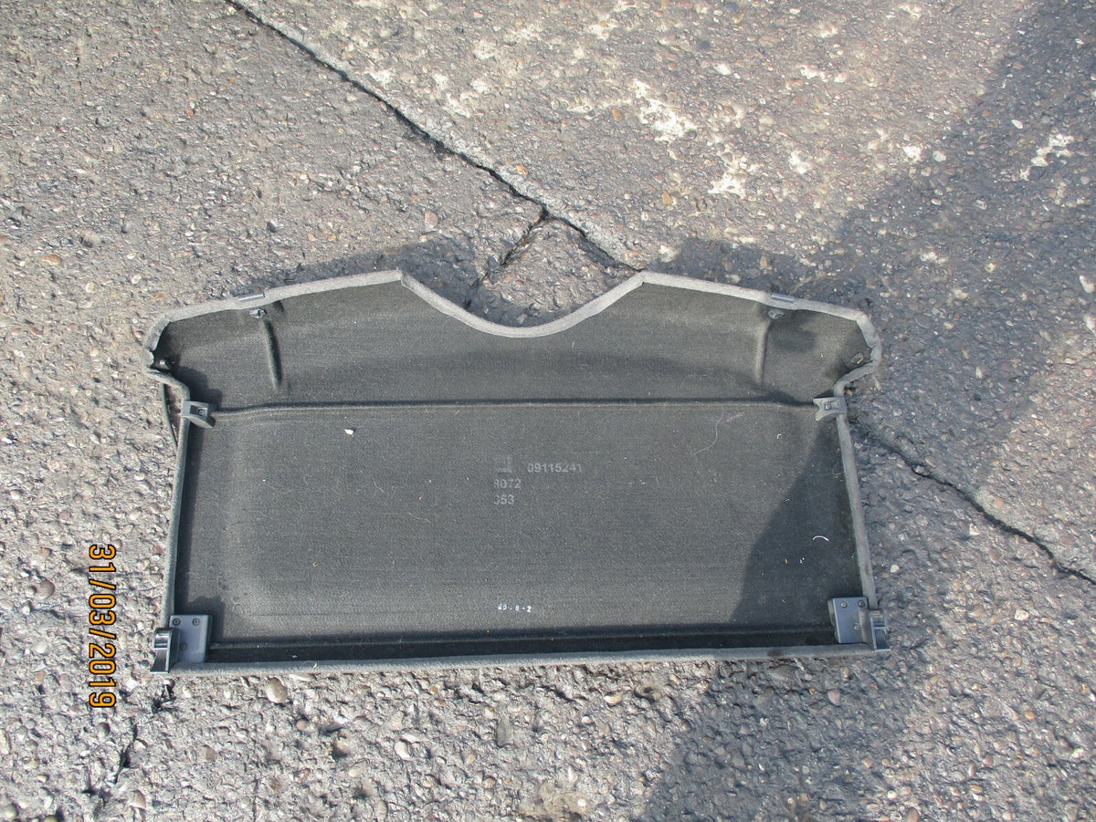 VAUXHALL CORSA C PARCEL SHELF BOOT LOAD COVER GREY 09115241