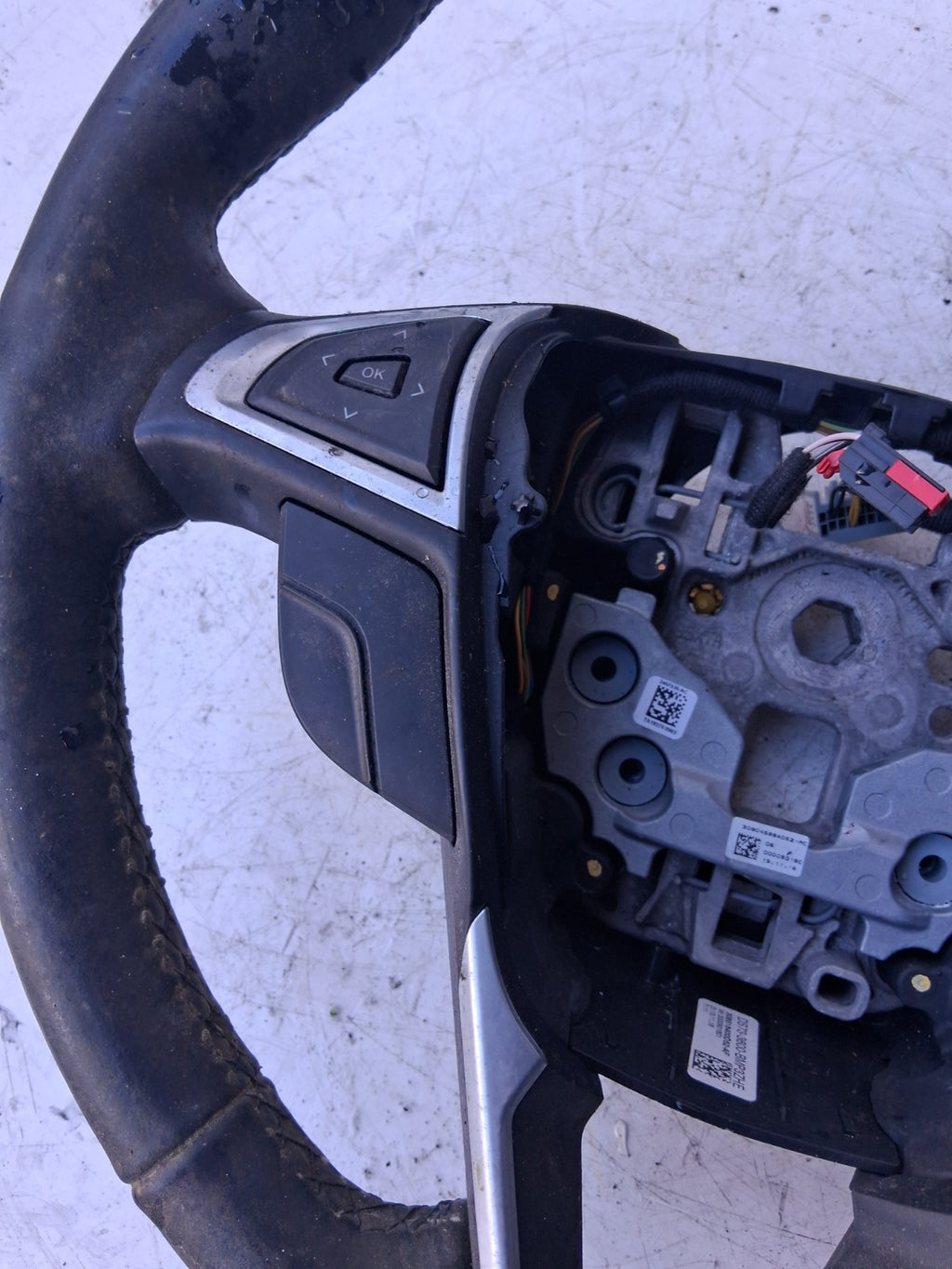 2019 FORD GALAXY MK4 MULTIFUNCTIONAL STEERING WHEEL BLACK 308045884D52