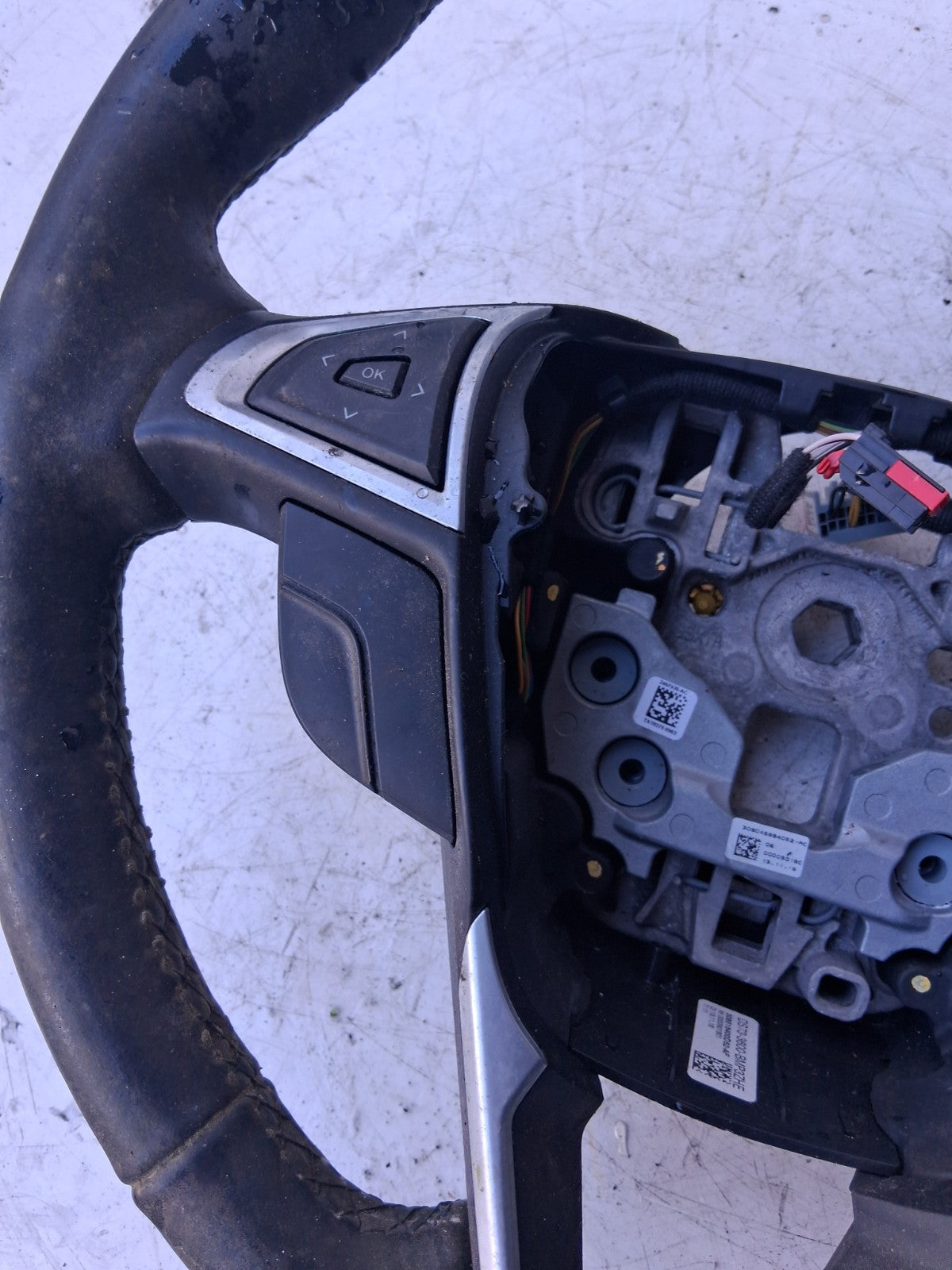2019 FORD GALAXY MK4 MULTIFUNCTIONAL STEERING WHEEL BLACK 308045884D52