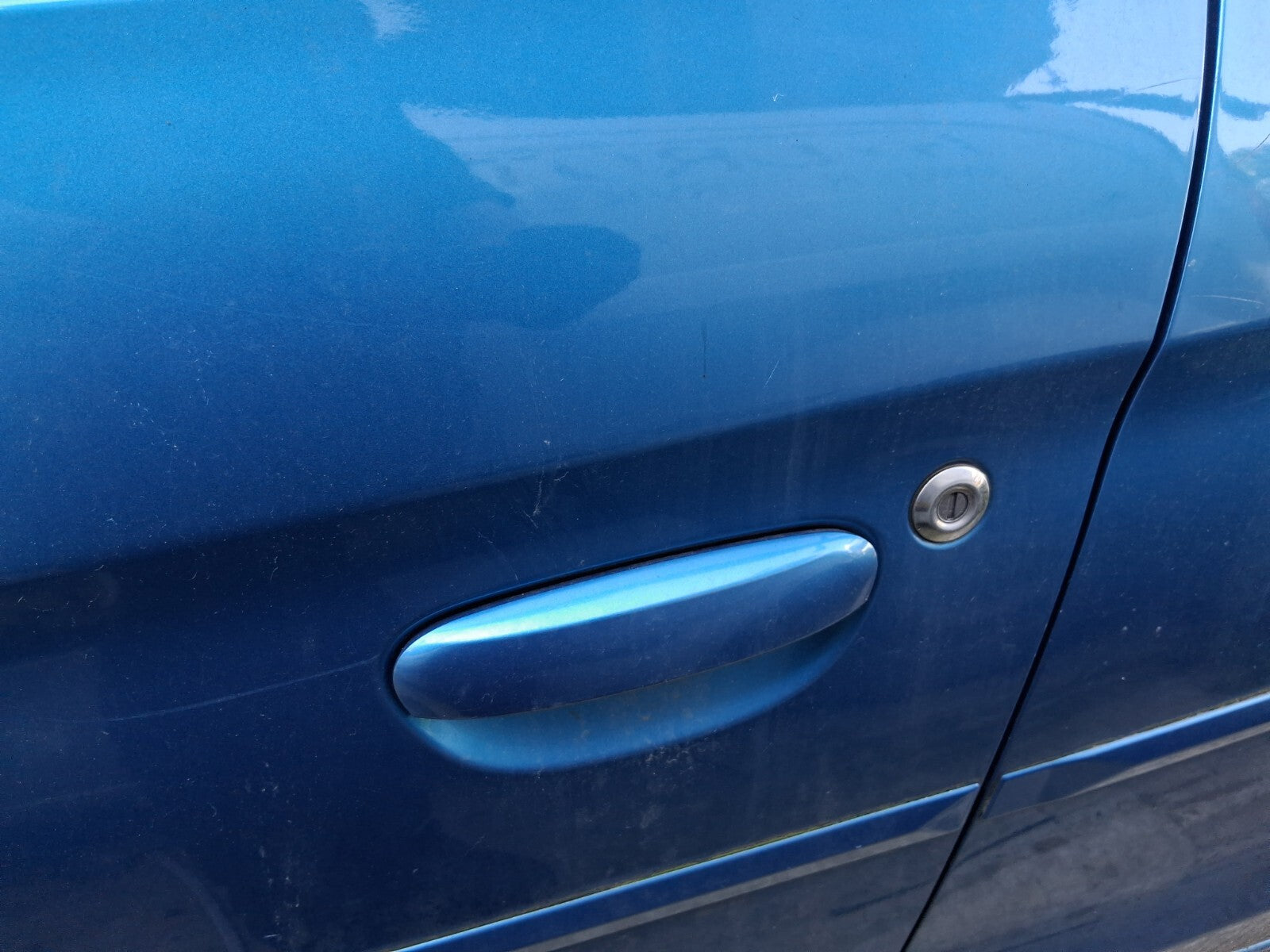 2016 MITSUBISHI MIRAGE MK6 PRE FACELIFT NSF PASSENGER SIDE EXTERIOR DOOR HANDLE