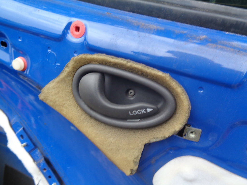 FIAT DOBLO VAN 2003 NSF PASSENGER SIDE FRONT DOOR BLUE