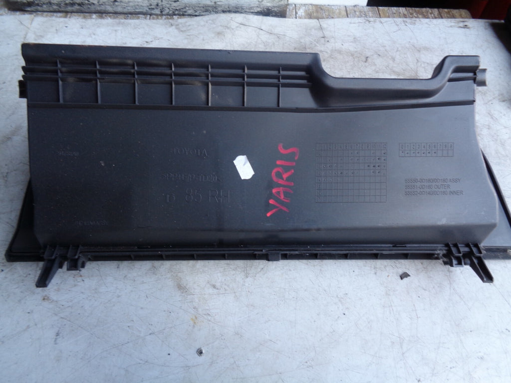 TOYOTA YARIS 2013 MK3 GLOVE BOX COMPARTMENT BOX