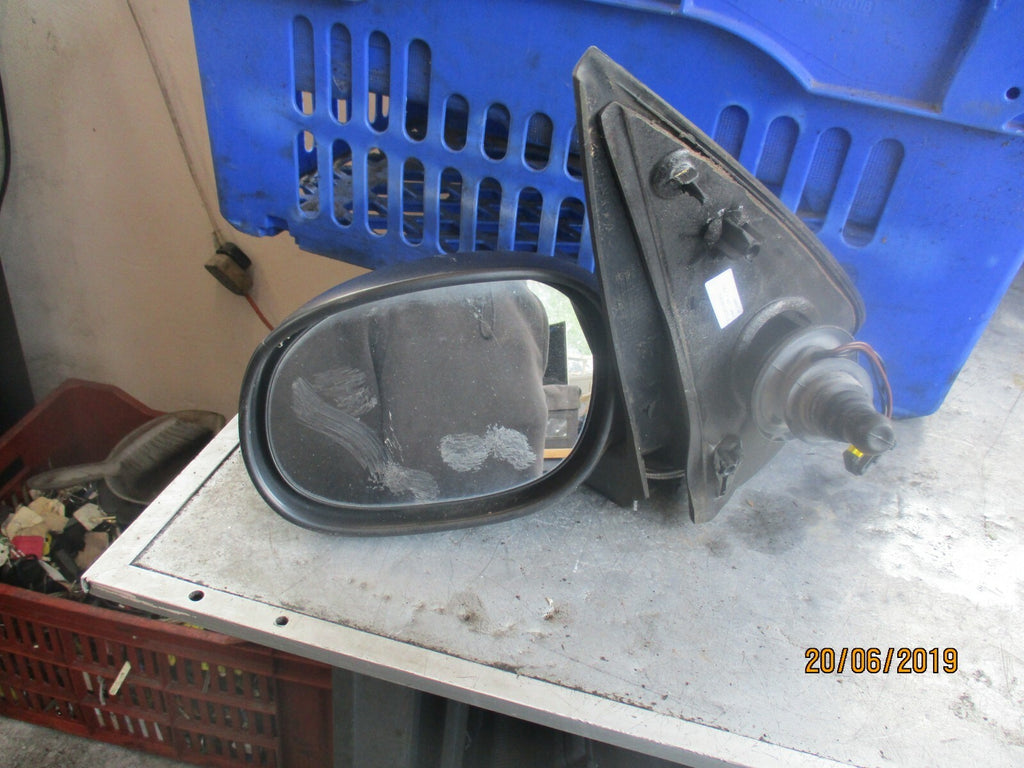 PEUGEOT 206 2002 PASSENGER NEAR SIDE WING MIRROR BLACK