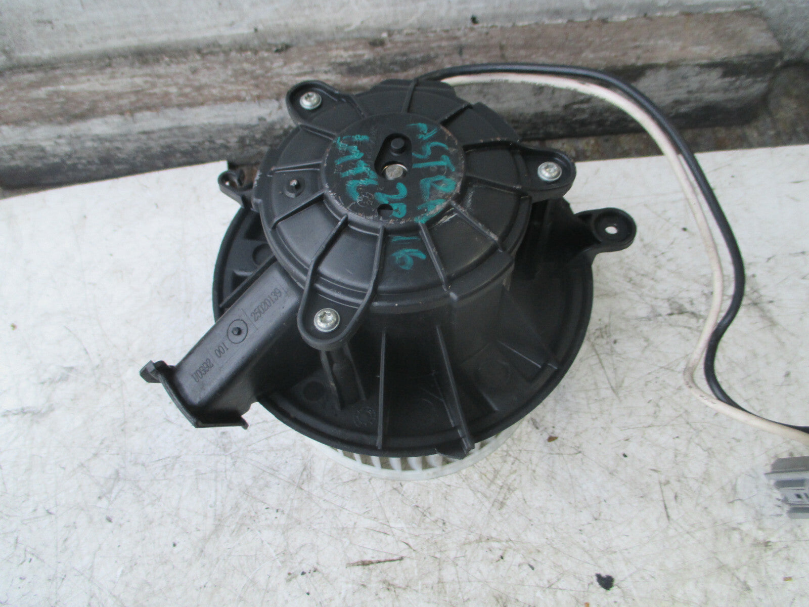VAUXHALL ASTRA GTC 2016 HEATER BLOWER MOTOR FAN