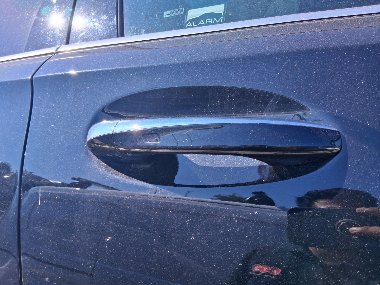 2023 MERCEDES BENZ A CLASS AMG W177 OS DRIVER FRONT DOOR HANDLE COSMOS BLACK 191