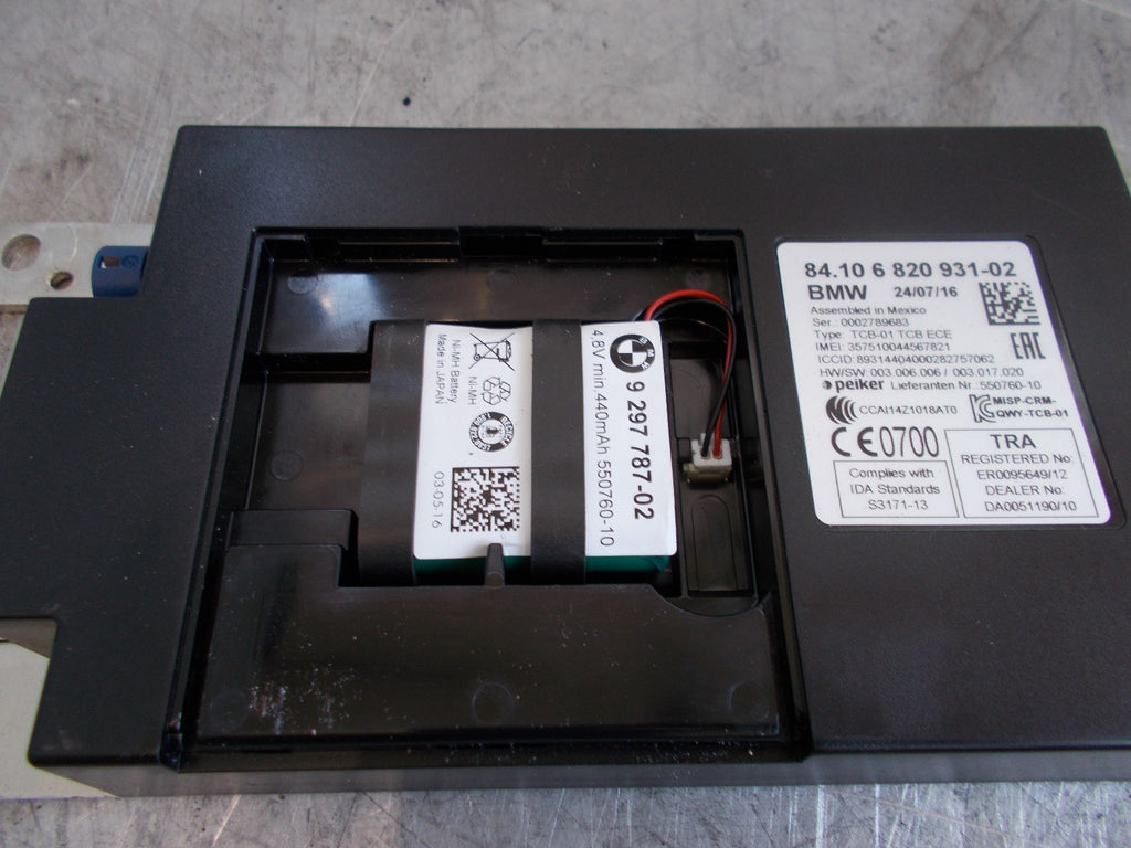 BMW 1 SERIES F20 F21 120i COMMUNICATED CONTROL MODULE UNIT 6820931 02