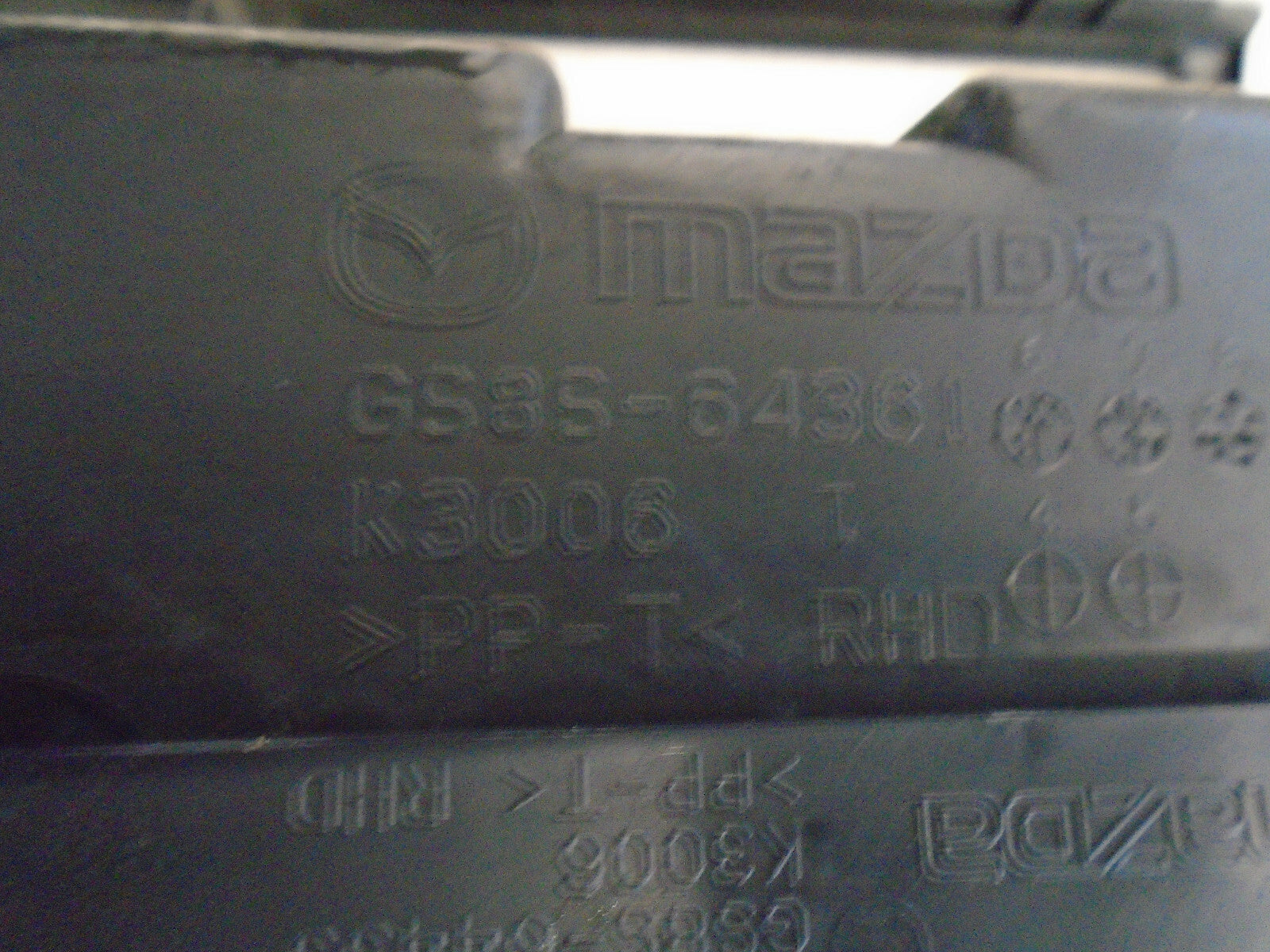MAZDA 6 2009 MK2 STORAGE COMPARTMENT