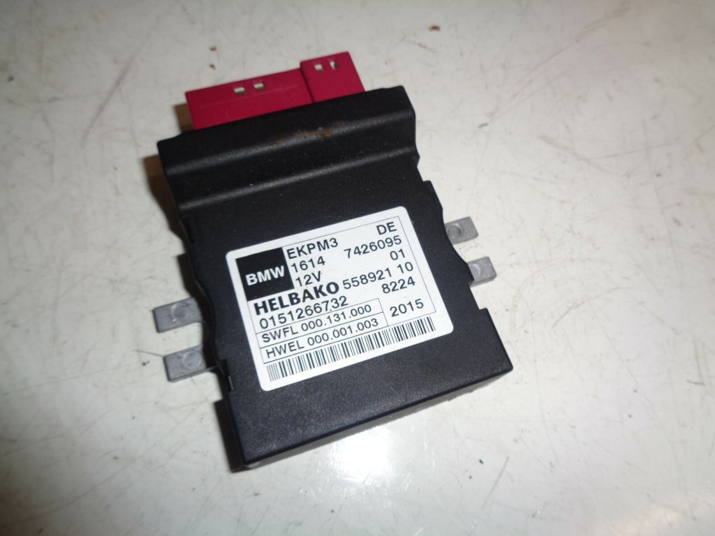 BMW 3 SERIES F30 2017 FUEL PUMP CONTROL MODULE UNIT 7426095