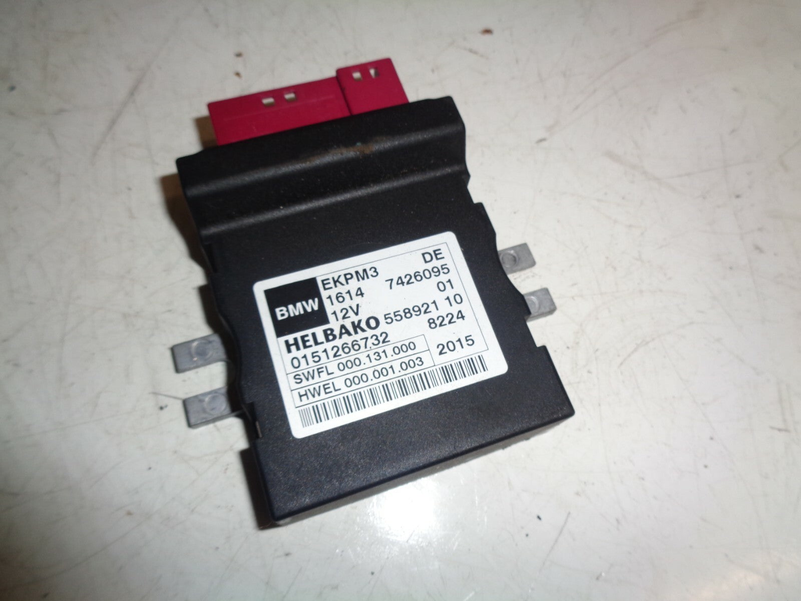 BMW 3 SERIES F30 2017 FUEL PUMP CONTROL MODULE UNIT 7426095