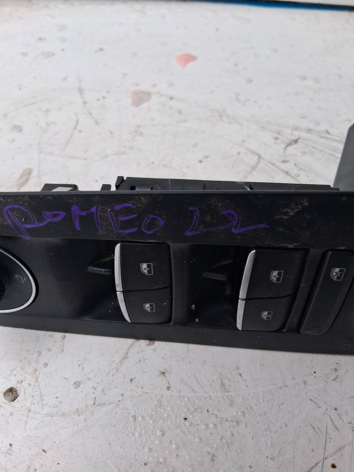 2022 ALFA ROMEO STELVIO 4Q OSF DRIVER SIDE FRONT WINDOW CONTROL SWITCH 186102951