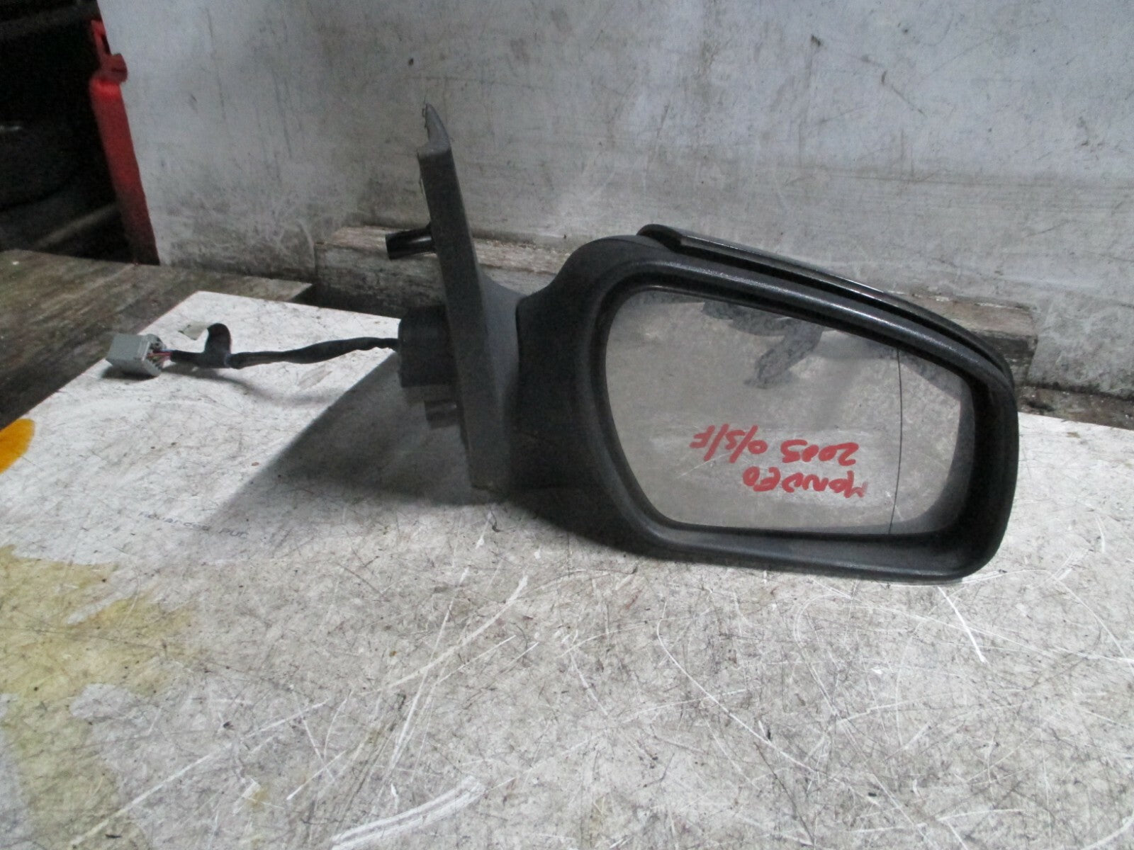 FORD MONDEO MK3 2005 OSF DRIVER SIDE FRONT ELECTRIC WING MIRROR BLACK