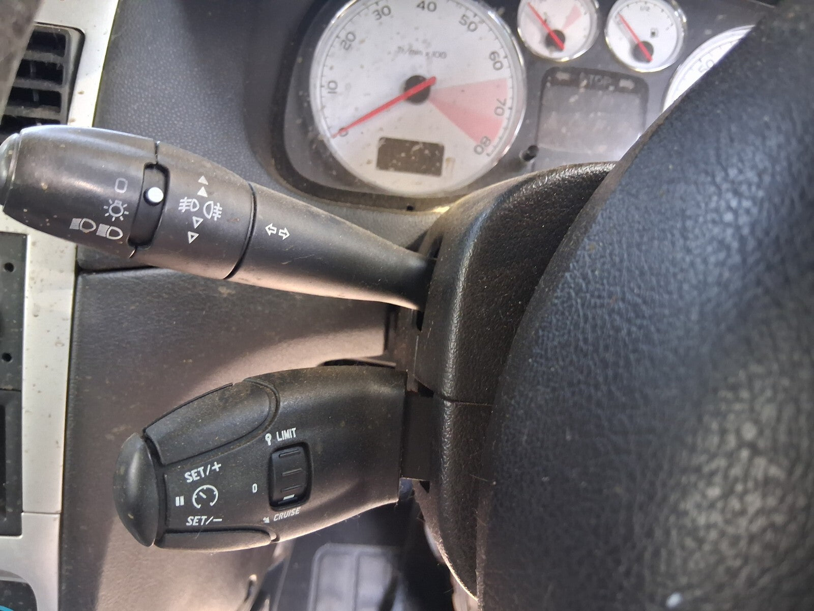 2006 PEUGEOT 307 INDICATOR WIPER COMBINATION SWITCH STALK SQUIB RING