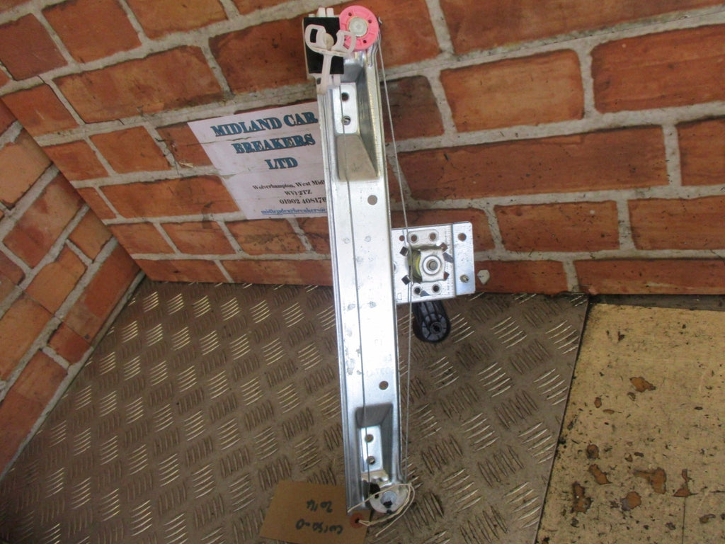 VAUXHALL CORSA D 2014 5 DOOR OSR DRIVER SIDE REAR MANUAL WINDOW REGULATOR