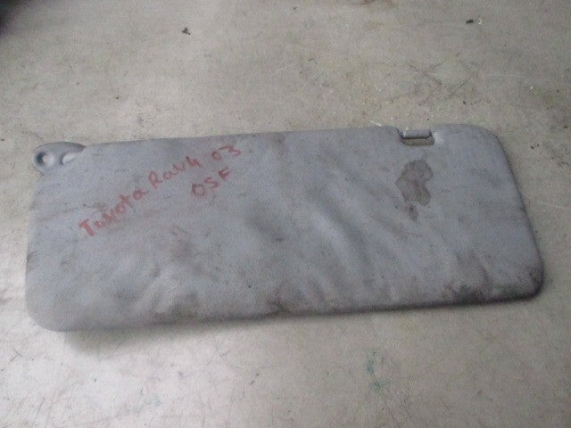 2003 TOYOTA RAV4 OSF DRIVERS SIDE FRONT SUN VISOR
