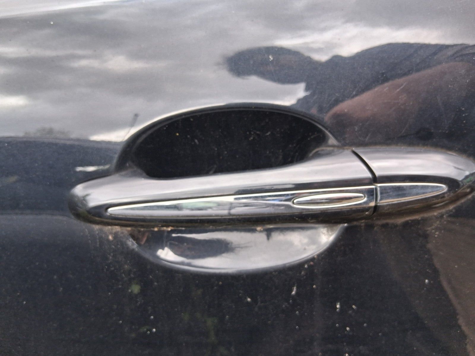 2012 JAGUAR XJ X351 NSR PASSENGER SIDE REAR LEFT EXTERIOR DOOR HANDLE