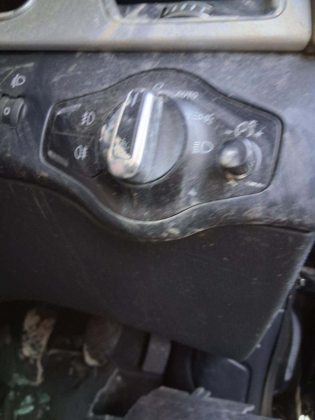 2015 AUDI A5 HATCHBACK HEADLIGHT ADJUSTER CONTROL SWITCH PANEL